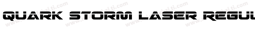 Quark Storm Laser Regular字体转换